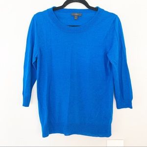 J Crew Blue Tippi Merino Wool -S